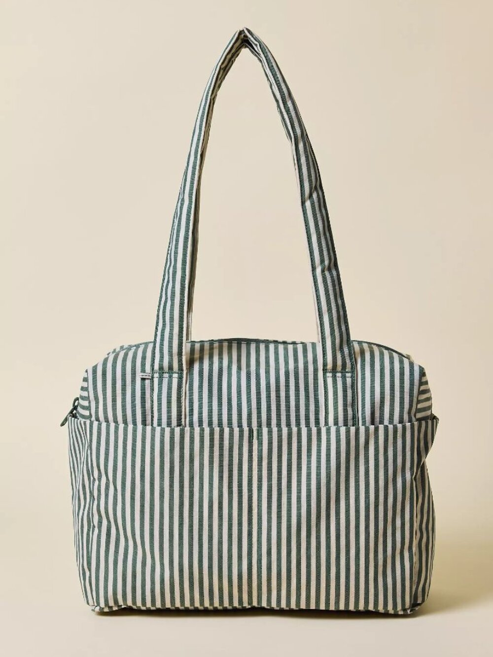 NWT Baggu Everyday Cloud Bag - Sage Stripe